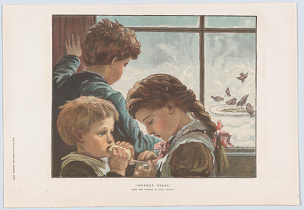 Hungry Birds, from "The Graphic" Christmas Number
