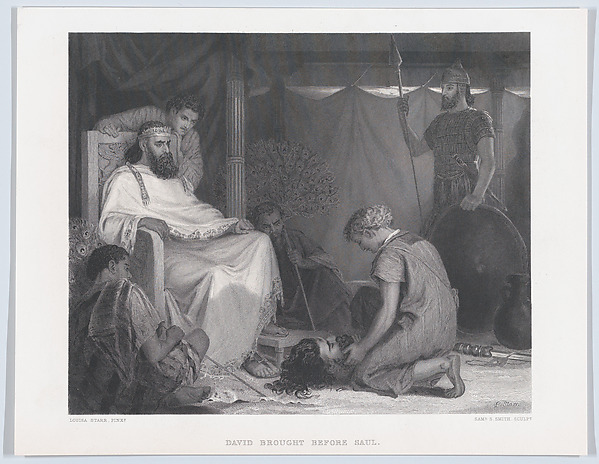 David Brought Before Saul, from "The Art Journal," opposite p. 100 by Samuel S. Smith, The Metropolitan Museum of Art