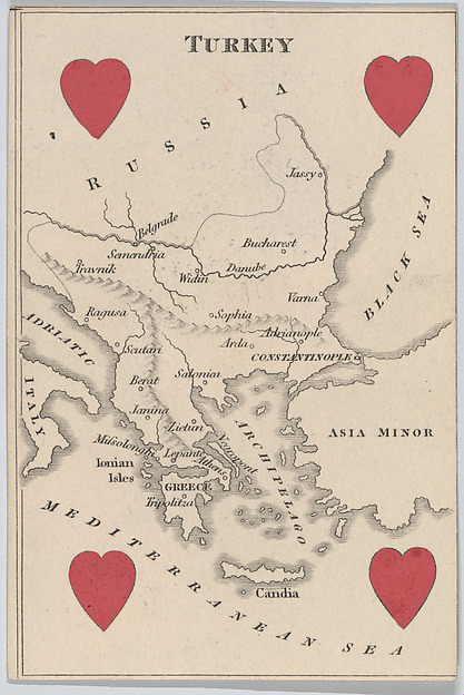 Turkey, from "Court Game of Geography"