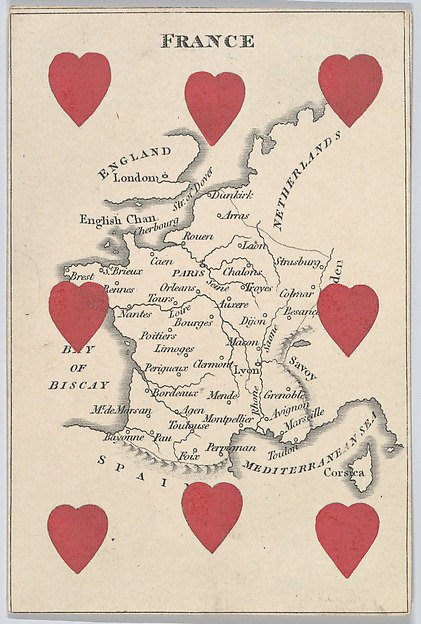 France, from "Court Game of Geography"