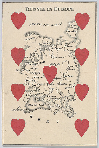 Russia in Europe, from "Court Game of Geography"