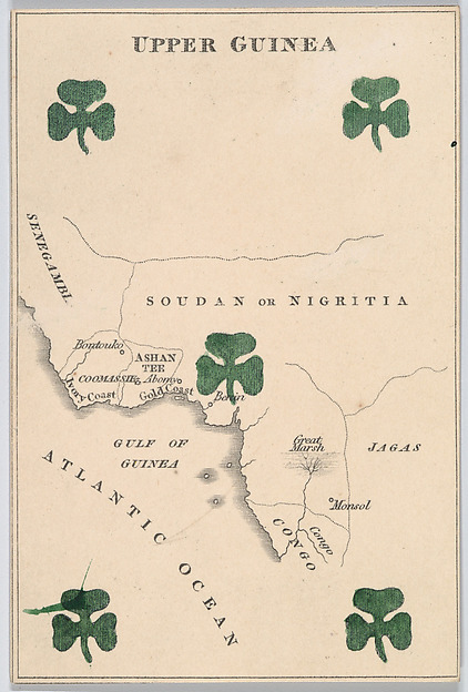 Upper Guinea, from "Court Game of Geography"