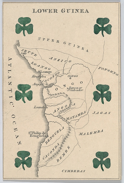 Lower Guinea, from "Court Game of Geography"