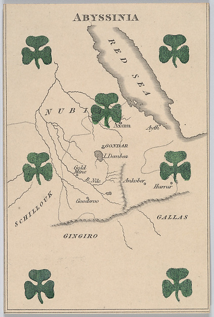 Abyssinia, from "Court Game of Geography"