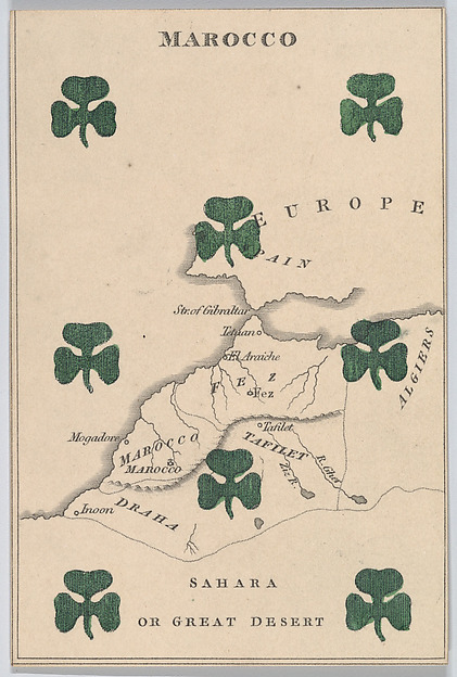 Marocco, from "Court Game of Geography"