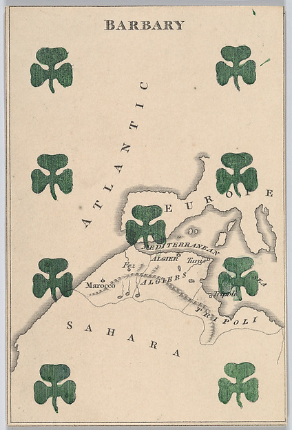 Barbary, from "Court Game of Geography"