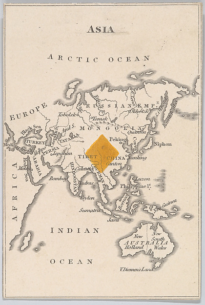 Asia, from "Court Game of Geography"