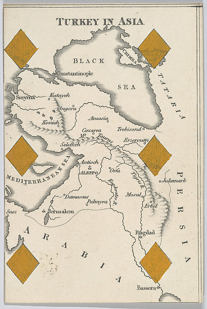 Turkey in Asia, from "Court Game of Geography"