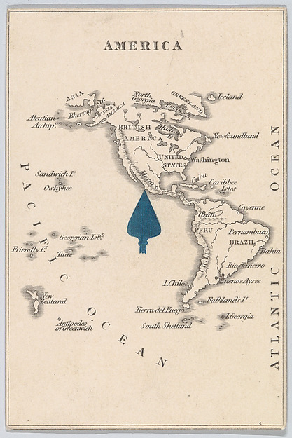America, from "Court Game of Geography"
