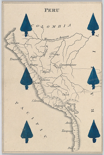 Peru, from "Court Game of Geography"