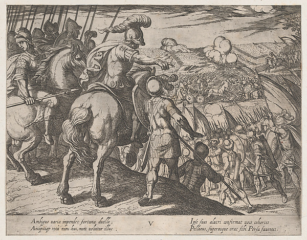 Plate 5: Alexander Directing a Battle, from The Deeds of Alexander the Great