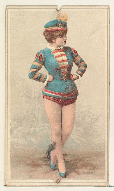 Actress wearing military costume, from Stars of the Stage, Second Series (N130) issued by Duke Sons & Co. to promote Honest Long Cut Tobacco
