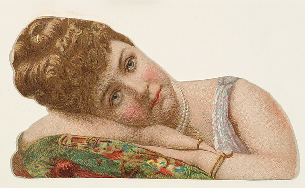 Actress resting head on hands, from Stars of the Stage, Fourth Series (N132) issued by Duke Sons & Co. to promote Honest Long Cut Tobacco
