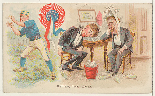 After the Ball, from the Talk of the Diamond set (N135) issued by Duke Sons & Co., a branch of the American Tobacco Company