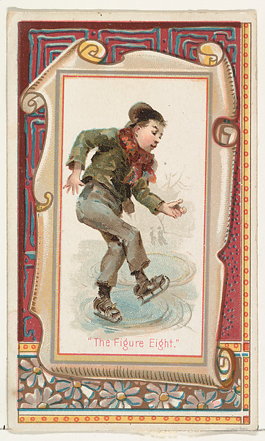 "The Figure Eight," from the Terrors of America set (N136) issued by Duke Sons & Co. to promote Honest Long Cut Tobacco