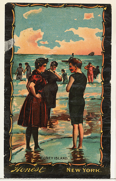 Coney Island, from the Transparencies series (N137) issued by W. Duke, Sons & Co. to promote Honest Long Cut Tobacco
