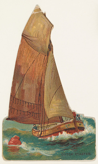 Dutch Coaster, from the Types of Vessels series (N139) issued by Duke Sons & Co. to promote Honest Long Cut Tobacco