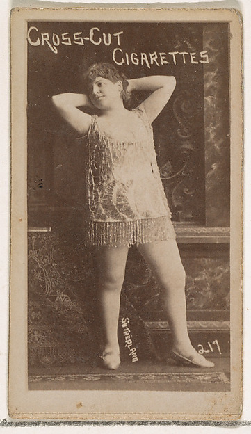 Card Number 217, Sutherland, from the Actors and Actresses series (N145-1) issued by Duke Sons & Co. to promote Cross Cut Cigarettes