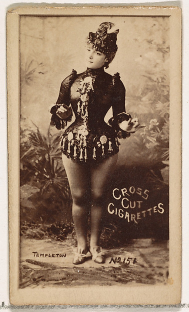 Card Number 151, Fay Templeton, from the Actors and Actresses series (N145-1) issued by Duke Sons & Co. to promote Cross Cut Cigarettes by W. Duke, Sons & Co., The Metropolitan Museum of Art