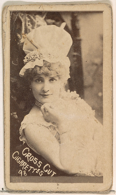 Card Number 98, from the Actors and Actresses series (N145-1) issued by Duke Sons & Co. to promote Cross Cut Cigarettes