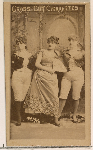 Card Number 192, from the Actors and Actresses series (N145-1) issued by Duke Sons & Co. to promote Cross Cut Cigarettes