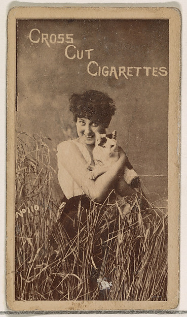 Card Number 110, Geraldine Ulmer, from the Actors and Actresses series (N145-1) issued by Duke Sons & Co. to promote Cross Cut Cigarettes