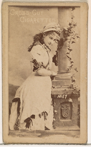 Card Number 57, from the Actors and Actresses series (N145-1) issued by Duke Sons & Co. to promote Cross Cut Cigarettes