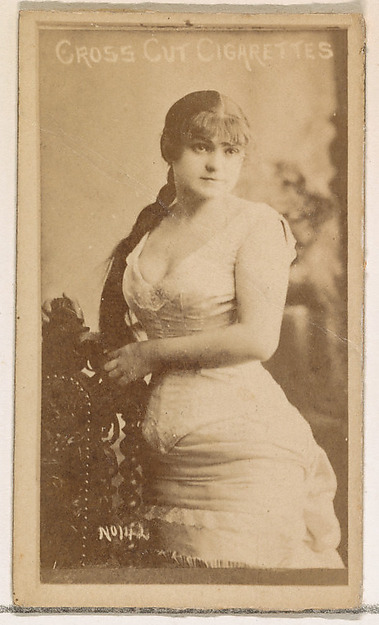 Card Number 142, from the Actors and Actresses series (N145-1) issued by Duke Sons & Co. to promote Cross Cut Cigarettes