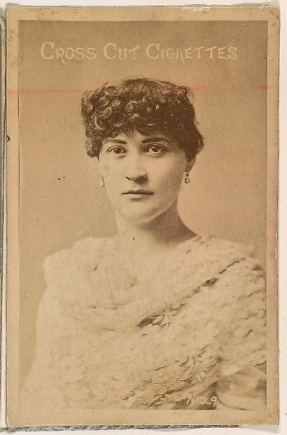Card Number 29, from the Actors and Actresses series (N145-1) issued by Duke Sons & Co. to promote Cross Cut Cigarettes