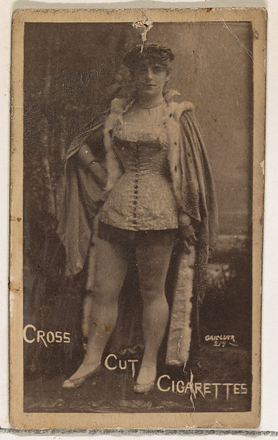 Card Number 214, from the Actors and Actresses series (N145-1) issued by Duke Sons & Co. to promote Cross Cut Cigarettes by W. Duke, Sons & Co., The Metropolitan Museum of Art