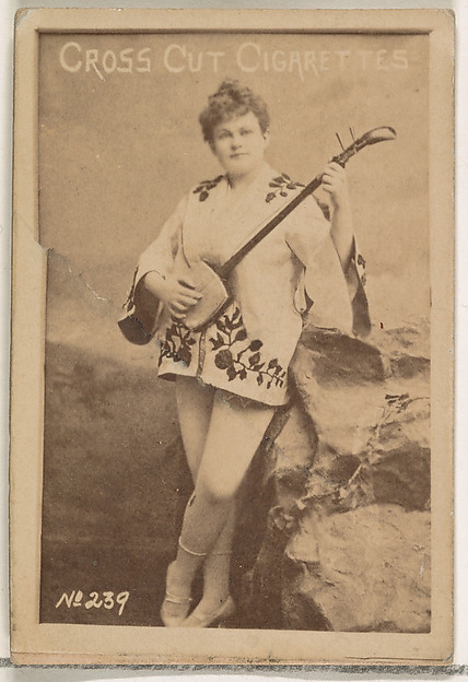 Card Number 239, from the Actors and Actresses series (N145-1) issued by Duke Sons & Co. to promote Cross Cut Cigarettes