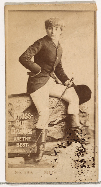 Card Number 169, from the Actors and Actresses series (N145-2) issued by Duke Sons & Co. to promote Cross Cut Cigarettes by W. Duke, Sons & Co., The Metropolitan Museum of Art