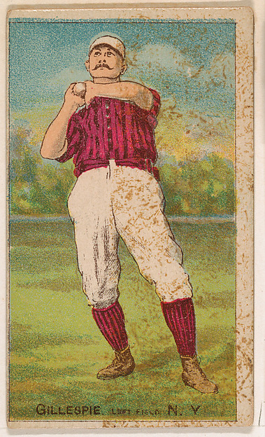 Gillespie, Left Field, N. Y., from the Gold Coin series (N284) for Gold Coin Chewing Tobacco