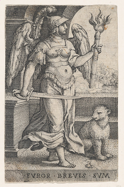 Wrath (Ira), from "The Seven Vices"