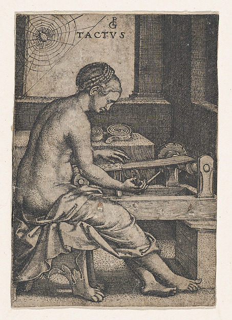 Touch (Tactus), from "The Five Senses"