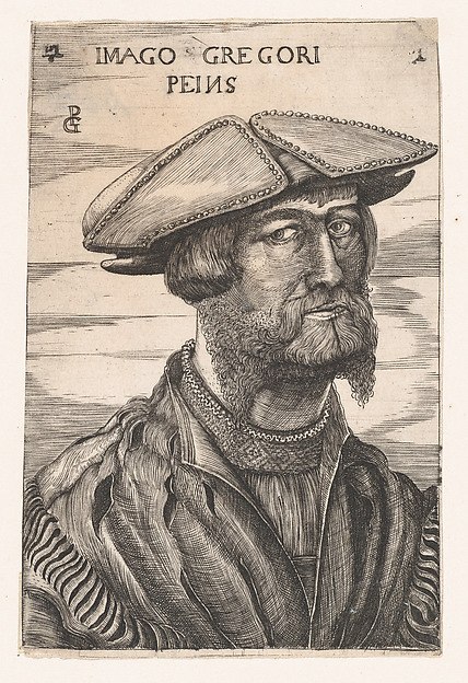 Portrait of Georg Pencz (Imago Gregori Peins)
