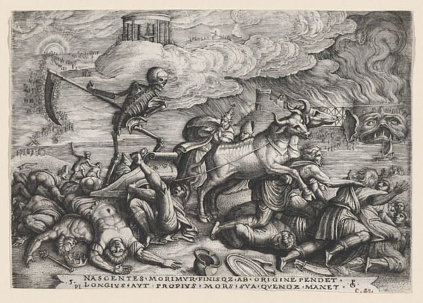 The Triumph of Death on Time, from The Triumph of Petrarch