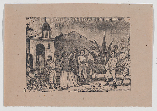 Plate 3: miracle that took place in the hacienda of the Lecheria