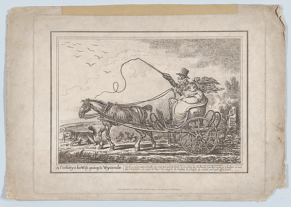 A Cockney & his Wife going to Wycombe
