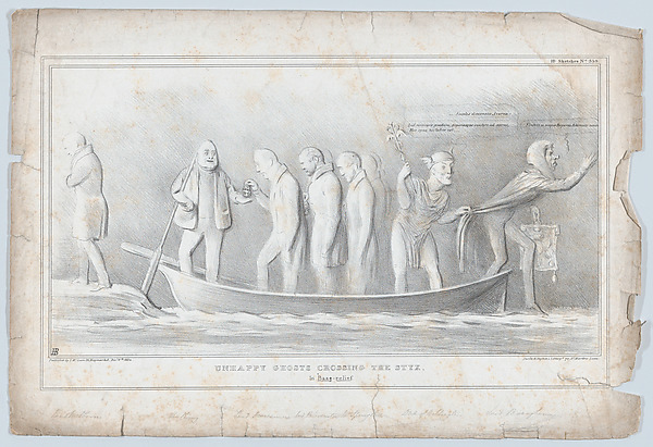 Unhappy Ghosts Crossing the Styx: In Base-relief by John Doyle, The Metropolitan Museum of Art