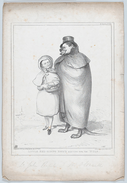 Little Red-Riding Hood's Meeting With the Wolf