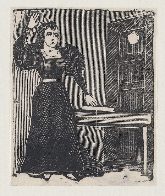 A woman (Maria la Chiquita) in a prison cell