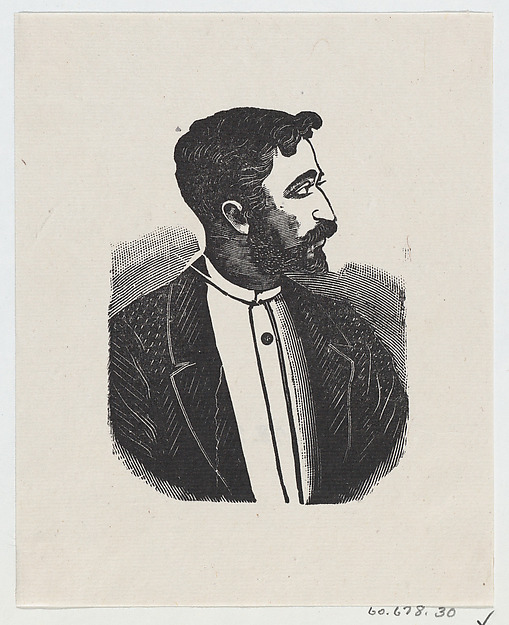Profile of a man looking to the right