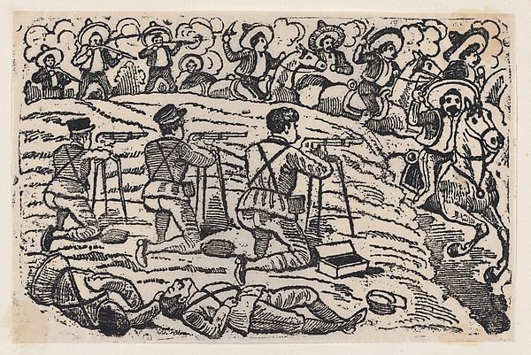 A battle between Federal forces and Zapata followers