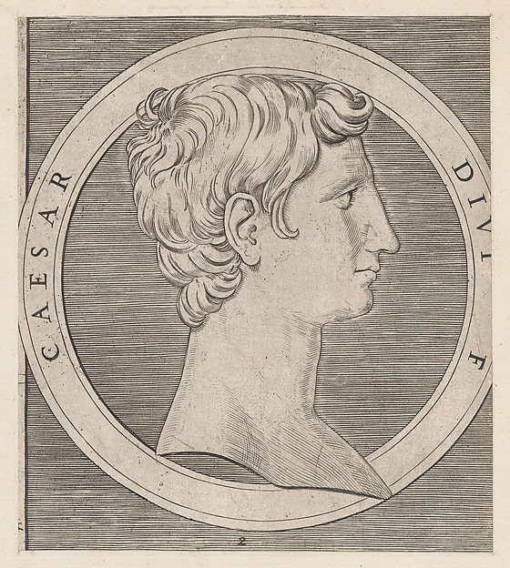 Speculum Romanae Magnificentiae: Octavian (Augustus), from The Twelve Caesars