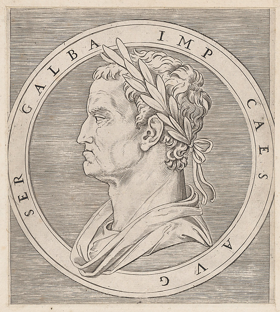 Speculum Romanae Magnificentiae: Galba, from The Twelve Caesars