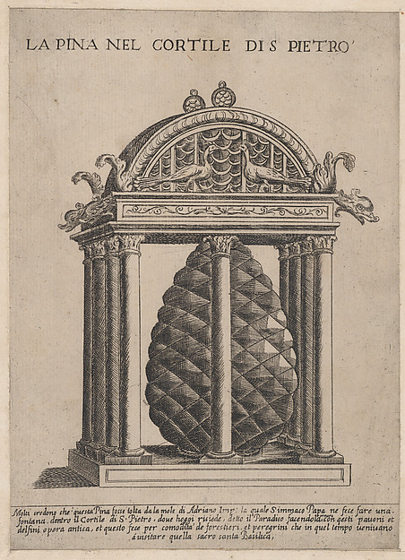 Speculum Romanae Magnificentiae: The Pineapple in the Courtyard of S. Pietro