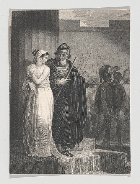Pandarus and Cressida (Shakespeare, Troilus and Cressida, Act 1, Scene 2)