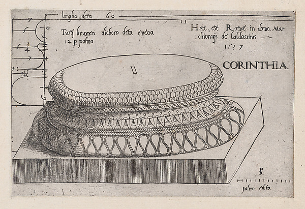 Speculum Romanae Magnificentiae: Corinthian base