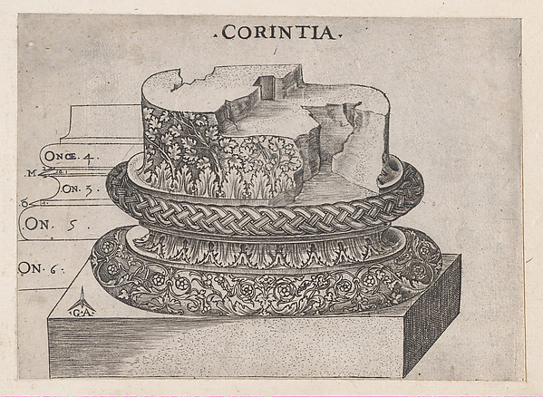 Speculum Romanae Magnificentiae: Corinthian base